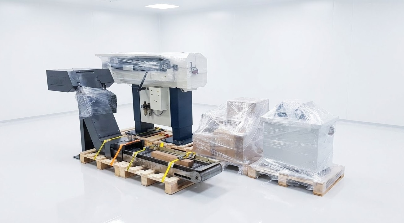 Torno CNC Tsugami con alimentador de barras acoplado